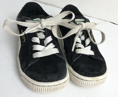 Zapatillas clásicas de gamuza Puma negras para niños pequeños talla 8 Art No 353636 01 Foto 1 de 4