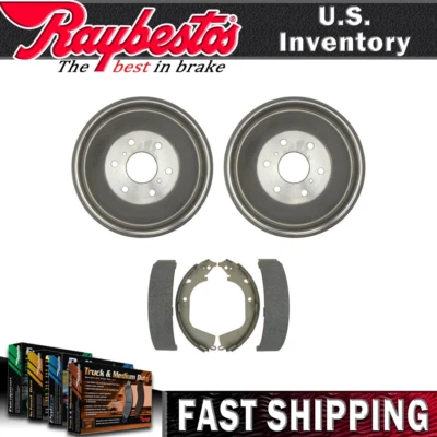 Raybestos Rear Kit Brake Drums & Brake Shoes For Chevrolet Silverado 1500 2008 - Image 1 of 4