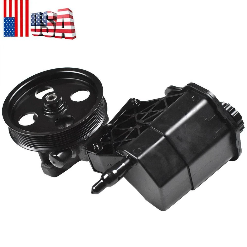 Bomba de dirección asistida con depósito de polea para Dodge Ram 1500 2002-2007 20-70269 Foto 1 de 4