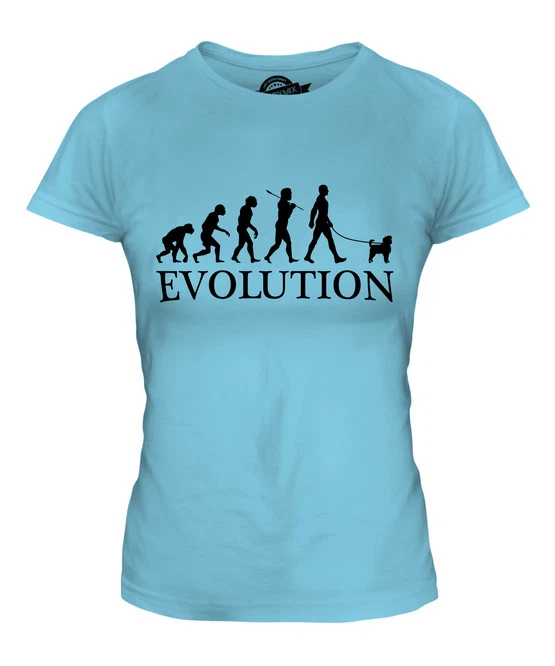 CAMISETA AFFENPINSCHER EVOLUTION OF MAN DAMAS TOP PERRO MONO AFIE AMANTE REGALO Foto 1 de 1