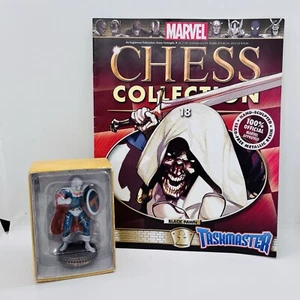 TASKMASTER Black Pawn Eaglemoss Chess Collection#118 Figure & Magazine NEW - Picture 1 of 4