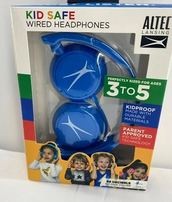 Altec Lansing Wired Headphones Kid Safe Parent Approved 85 Decibels - Image 1 of 4