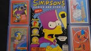 Simpsons SPECIAL #1 (1993) Butterfinger Mini Comic TRUE 1ST APP + SKYBOX SETS - Bild 1 von 14