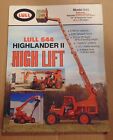 Fork Lift Truck Brochure - Lull - 644 - Telescopic Handler - 1990 6 PAGE FOLDOUT