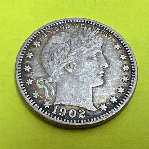 1902-O New Orleans Mint Silver Barber Quarter Cover