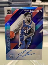 2019-20 Panini Donruss Optic Signature Series Purple Jonah Bolden #SS-JBD Auto