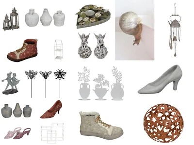 POSIWIO, SÖLLNER, VIANNA Gartendeko Pflanzschuh Figuren Dekoration Teich Pflanzgefäße modern Figur Schuh