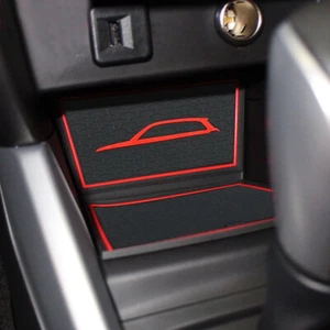 Fits Suzuki Vitara 2016-2020 Rubber Non-slip Gate Slot Mat Cup Holder Pads - Picture 1 of 11