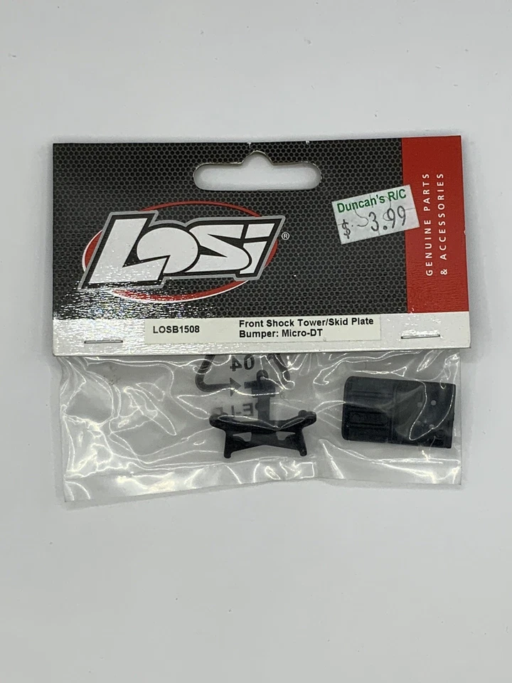 Torre de amortiguador delantero Losi Losb1508/parachoques de placa deslizante: Micro DT Foto 1 de 1