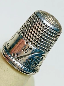 Vintage Sterling Thimble (Simons Co.), ID. Number 268 - Picture 1 of 4