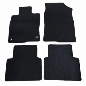 For 16-21 Honda Civic Black Nylon Floor Mats Carpet Non-slip Front Rear 4PCS Set - Picture 1 of 2