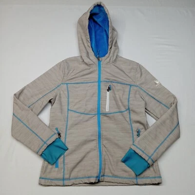 Snozu Kids Jacket Large 14-16 Gray Soft Shell Faux Fur Lined Winter Hooded - Image 1 of 4