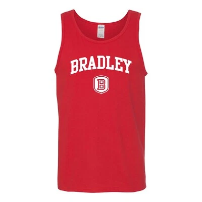 Bradley University Braves Arch Logo Tank Top - Red - Image 1 of 4