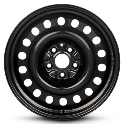 New Wheel For 2019-2024 Toyota Rav4 17 Inch Powder-Coated Black Steel Rim - Image 1 of 4