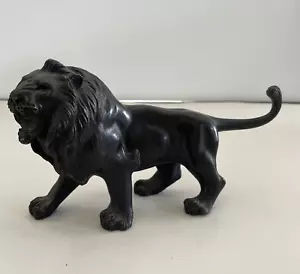 Asian Japanese/Chinese ? Roaring Lion Bronze signed Vintage Antique - Picture 1 of 15