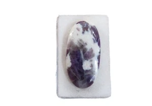 Amethyst/Fluorit Cabochon 43,2x21,7 mm 58 ct. Nr. U30796 - Bild 1 von 1