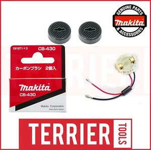 Original Makita BGA450 BGA452 DGA452 Bürstenhalter + Kappen 643954-4 & CB430 Bürsten - Bild 1 von 1