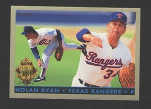 1993 Fleer Final Edition Diamond Tribute - TEXAS RANGERS *** Nolan Ryan **