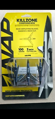NAP Killzone 2 hojas despliegue trasero arco caza mecánico ancho NAP-60-810 Foto 1 de 2
