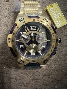 Invicta Speedway Model 28012 New With Tags And Box. NEEDS NEW BATTERY. - Picture 1 of 10