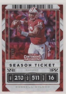2020 Panini Contenders Draft Picks Cracked Ice Ticket /23 Russell Wilson #87
