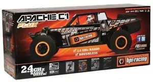 107109 HPI APACHE C1 4WD FLUX BRUSHLESS BUGGY RTR 4WD Brushless Desert Buggy - Picture 1 of 3