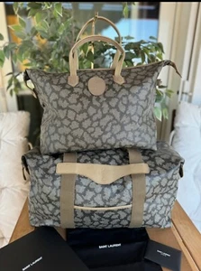 100% Autentico Set N.2 YSL Yves Saint Laurent Borsa Bag - Foto 1 di 17