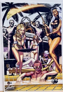 Imagen firmada por Stan Lee 48,5x32,5cm / Marvel / Cómic / Película / Beckett - Imagen 1 de 8