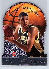 1997-98 Collectors Edge Impulse Tim Duncan RC Die-Cut #1 HOF Spurs
