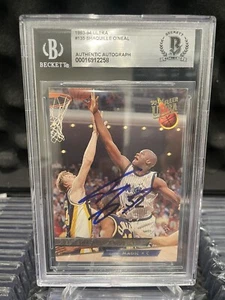 1993-94 Fleer Ultra #135 Shaquille O'Neal AUTO Signed Card (BAS) - Bild 1 von 2