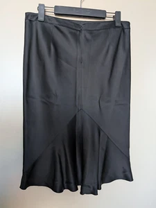 Emporio Armani Black Trumpet Skirt size 12 (small hole in seam) - Picture 1 of 20
