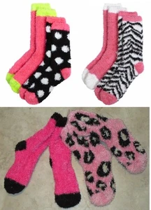 NWT Justice Girls Dreamy Soft Socks 2Pair Set U Pick! Size 13-5  - Picture 1 of 4