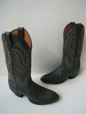 WRANGLER USA WESTERN COWBOY GRAY LEATHER BOOTS MEN SIZE US 8D NEW VINTAGE