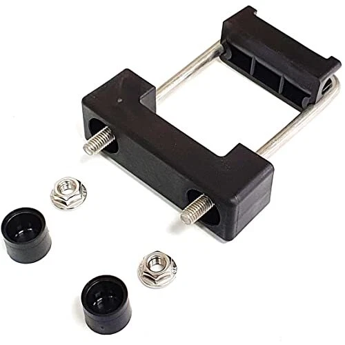 RHEHAG Set di 10 staffe a U per montaggio GF 60 x 40 pali a doppia asta, (u4Q) - Immagine 1 di 1