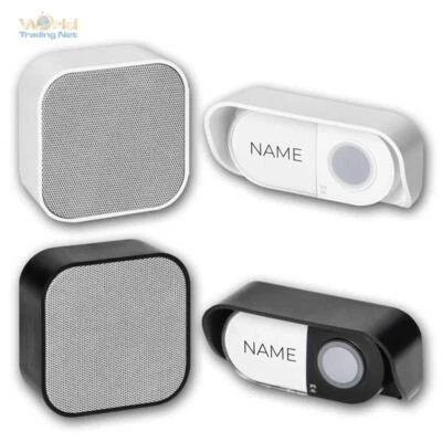 Funk-Türklingel ATEL für 230V Steckdose oder Batterie 38 Töne, Tür-Gong-kabellos - Bild 1 von 4