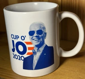 Taza de café de cerámica Cup O'Jo 3,5"" Joe Biden mercancía oficial de campaña de EE. UU. 11 OZ. - Imagen 1 de 8
