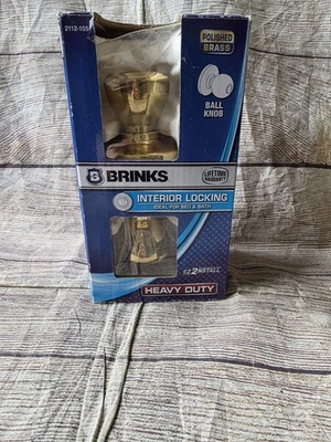 Perilla de bola de alta resistencia con bloqueo interior Brinks - para cama o baños. Foto 1 de 4