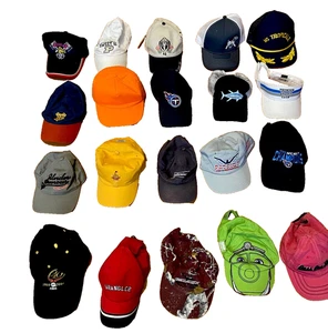 Lote de 20 Sombreros Gorra de Béisbol Snapback Camionero Deportes a Granel Usados al Por Mayor  - Imagen 1 de 12