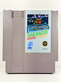 Rad Racer -- NES Nintendo Original Classic Authentic Game TESTED GUARANTEED