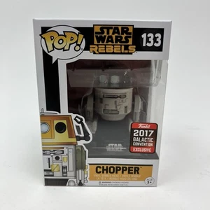 Funko Pop Star Wars Rebels Chopper 133 Galactic Convention Exclusive - Picture 1 of 6