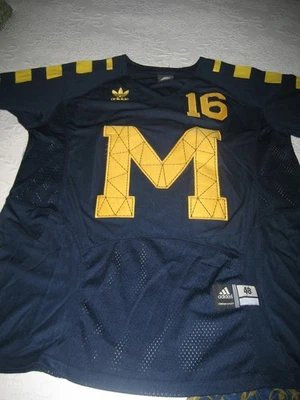 Michigan Wolverines Football jersey Adidas sz48 # 16 blue - Image 1 of 4