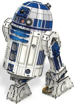 Kits de modelos de papel 3D de Star Wars paisaje urbano 4D R2 D2 192 piezas edades 10+ nuevo sellado Foto 1 de 4