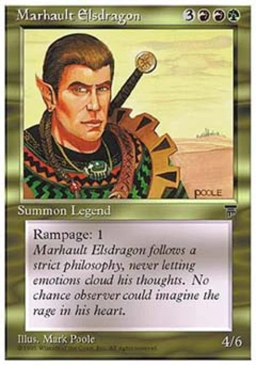 Marhault Elsdragon - Medium Play MTG Chronicles - Image 1 of 1