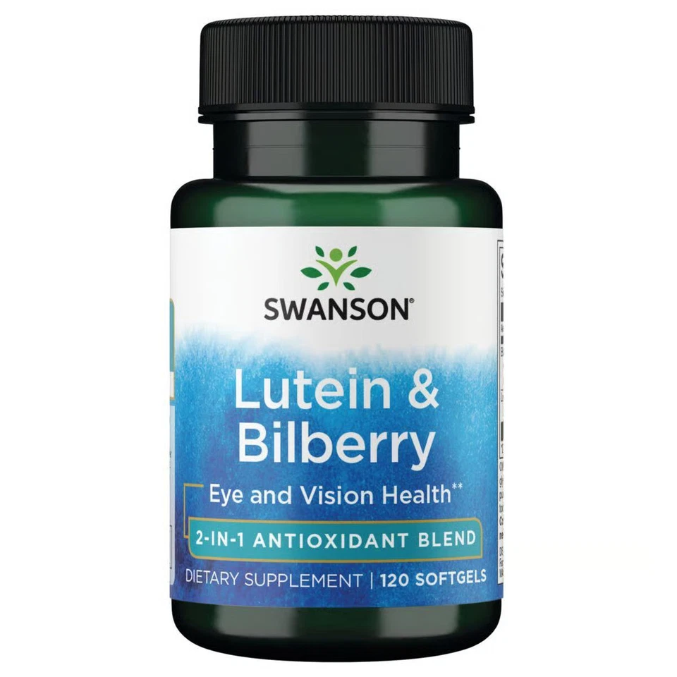 Swanson Lutein and Bilberry 120 Softgels - Image 1 of 4