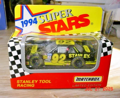 Matchbox Larry Pearson 92 Stanley Tools Chevy NASCAR LE 1/64 BP7 Foto 1 de 2