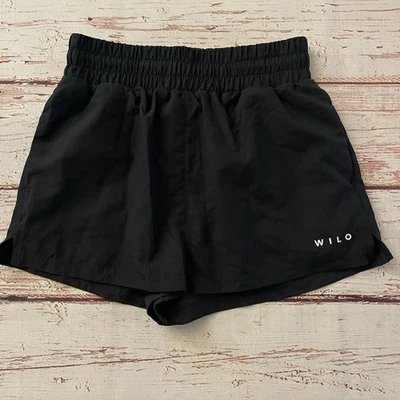 Anthropologie WILO The Label Lined Running Short Size Small Women’s Black Active - Image 1 of 4