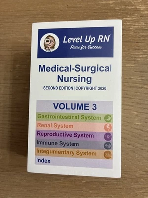 Level Up RN Nursing Flash Cards Medical-Surgical Volume 3. 2nd Edition Foto 1 de 4