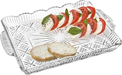 Godinger Dublin Serving Tray, Serving Platter, for Appetizers, Desserts, Snacks  - Image 1 of 4