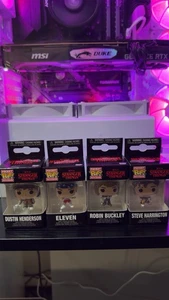 Funko Pop! Stranger Things Pop Schlüsselanhänger Konvolut Lot 4 Schlüsselanhänger Vinyl Figuren - Bild 1 von 5