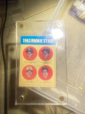 1963 Topps - High # Pete Rose, Ken McMullen, Al Weis #537 (RC) Foto 1 de 2